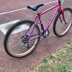 GIANT ROCK レストアモデル クロモリマウンテンバイク OLD MTB 通勤通学にもおすすめのマウンテンバイクの画像