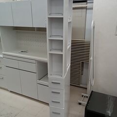 ★ジモティ割あり★ JAJAN 隙間収納 ホワイト W19.5×...