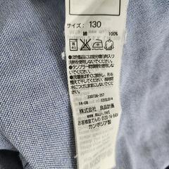 ユニクロ　MUJI　シャツ　130の画像