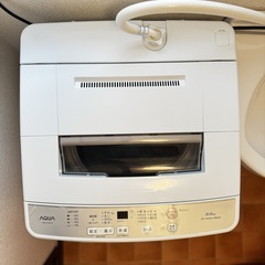 2023年8月購入　AQUA６kg 女性、室内使用　
