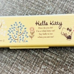 【未使用品】キティちゃん おはし スプーンセット　　