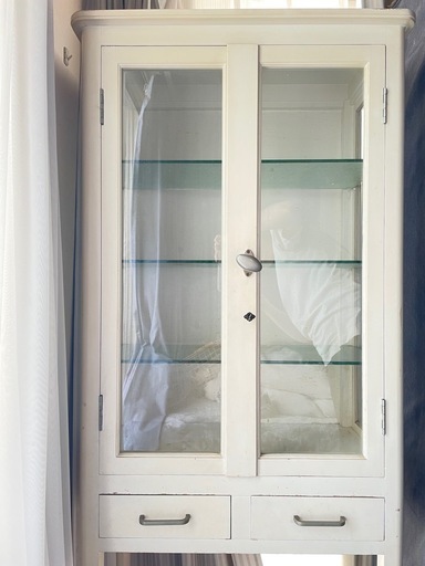 アンティーク　医療棚