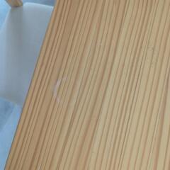 天然木　無垢　パイン材　ダイニングセット　テーブル正方形70cm×70cmの画像