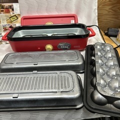 1141😸 スリムホットプレート 3タイププレート付 PR-SK035の画像
