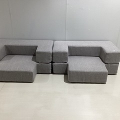 ソファベッド（2脚ソファ）【町田市再生家具】　250624