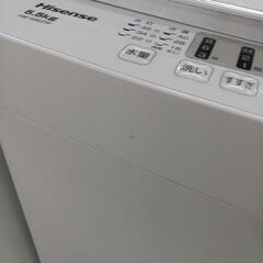 ★ジモティー割あり★5.5kg洗濯機　Hisense　HW-55E2W　WH　　高さ(H)88cm× 幅(W)54cm× 奥行(D)54cmの画像