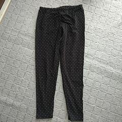 【中古】水玉スパッツ黒M