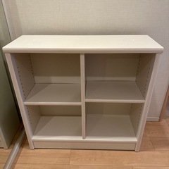 【美品】ホワイトウッド 本棚・シェルフ