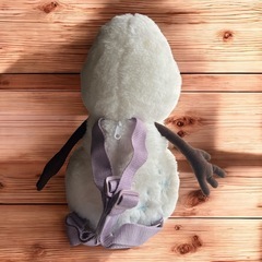 【アナと雪の嬢王】オラフ✿ぬいぐるみリュック✿小物入れ付きの画像