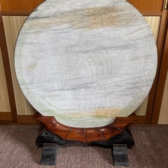大理石　虎　置物の画像