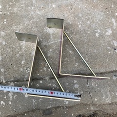 突き出し看板用　取付金具　2個セット　DIYの画像