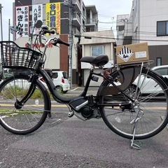 中古24インチYAMAHA電動アシスト自転車　8.9Ah新品バッテリー