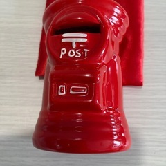 貯金箱　可愛い座布団付きの画像