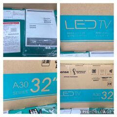 ☆中古￥9800！Hisense　32インチ液晶テレビ　家電　32A30G型　【BE071】の画像