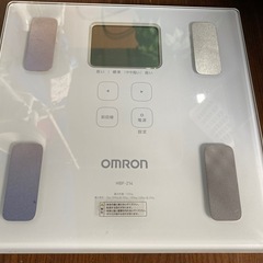 OMRON 体組成計 HBF-214 ホワイト