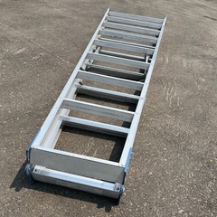 ハセガワ TOP-27 アルミ合金製 専用脚立 天板まで2m62cm  耐荷重100Kg HASEGAWA 作業 DIY 現場 中古品 ①の画像