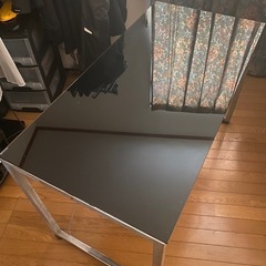 ガラス板デスク