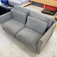 2人用ソファー　グレー　W1400×D750×H700【ジャング...