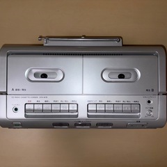 値下げしました⭐️動作確認済み⭐️ SONY CDラジオカセットコーダー　CFD-W78とSONY ピロースピーカー　DE-15のセットの画像