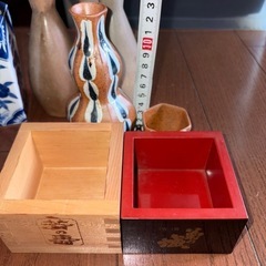 GY0530 徳利　ぐい呑み　お猪口　升　酒器セットまとめ売り　有田焼の画像