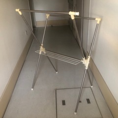 コンパクト　ステンレス 伸縮式多機能布団干し 物干しスタンド 洗...