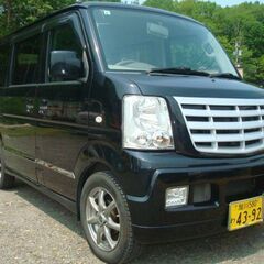 ご成約有難う御座いました。エブリィワゴン　ＰＺインタークーラーターボ　ＡＴ　４ＷＤ　両側スライド左側パワースライドドア　走行距離　１６８７００ｋｍ　エンジン・ミッション・足廻り調子良しの画像