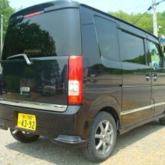 ご成約有難う御座いました。エブリィワゴン　ＰＺインタークーラーターボ　ＡＴ　４ＷＤ　両側スライド左側パワースライドドア　走行距離　１６８７００ｋｍ　エンジン・ミッション・足廻り調子良しの画像