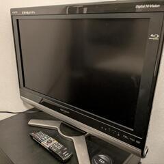dvdプレイヤー内蔵、録画可、firestick接続可、AQUO...