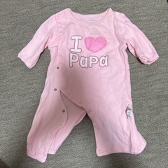 I♡papa ロンパース　70cmくらい