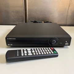 GREEN HOUSE DVDプレーヤー JT3-823K リモ...