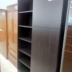 ★ジモティ割あり★ IKEA 収納棚 ブラック H202×D40...