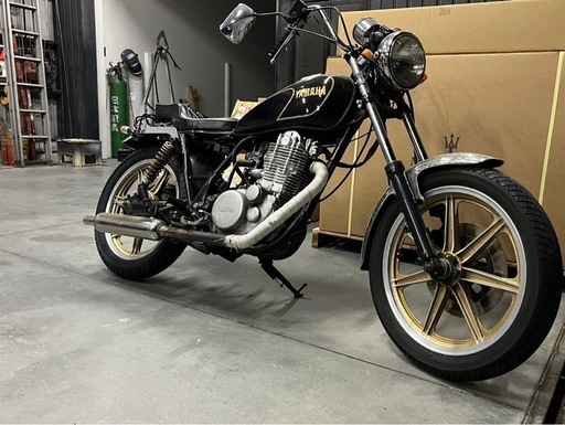 実働 希少SR400SP キャストホイール B級チョッパー (フジゆうとんぼ