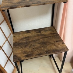 キャスター付きデスク パソコンデスク 