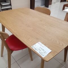 ★ジモティ割あり★ 大川家具 ダイニングセット ナチュラルブラウ...