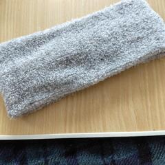 can doで購入　ヘアバンド　グレー　ターバン