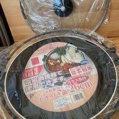 未使用 IH対応 すき焼き鍋の画像