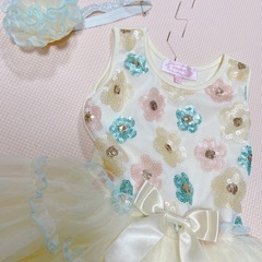 ベビードレス　キッズドレス　子供ドレス  子供服　キッズ服　お呼ばれ　おしゃれの画像