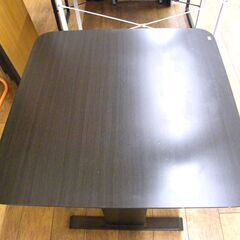ニトリ ダイニングセット 2人掛けダイニング 回転イス 2脚 椅子 ブラウン 家具 NITORI 札幌市 厚別区の画像