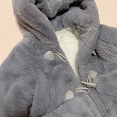 うさ耳アウター　モコモコ　キッズ服　子供服　子供アウター
の画像