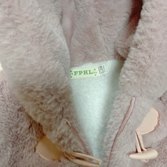 うさ耳アウター　モコモコ　キッズ服　子供服　子供アウターの画像