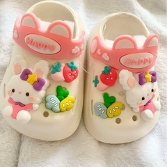新品未使用 クロックス風サンダル 13cm