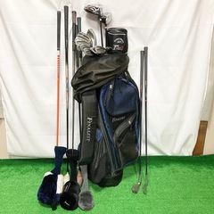 ゴルフセット一式　クラブ19本　キャディバッグ付き　全てまとめて