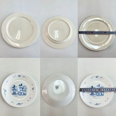 未使用品 食器 まとめて8枚セット 陶器 取り皿 大皿 小皿 平皿 プレート お皿 洋食器 一般家庭用品 キッチン小物 保管品 602262の画像