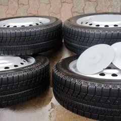 185/60R15 フィット 4穴 8穴 バリ溝 国産タイヤ スタッドレス アルミホイール 夏 冬 タイヤ ホンダ fit アクア ヴィッツ カローラフィールダー カローラ フィールダー シエンタ ベルタ インサイト グレイス シャトル、シャトルハイブリッド フィット シャトル スイフト スプラッシュ  の画像