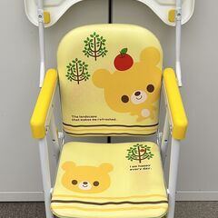 i2754N 西松屋 ハイチェア スマートエンジェル SmartAngel アップルベア 黄 イス 高さ770㎜ 幅510㎜ 奥行600㎜ 座面高さ465㎜ 折りたたみ式 6か月 60ヶ月の画像