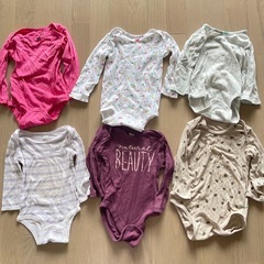 1歳半 長袖薄手のロンパース 80 Carter's