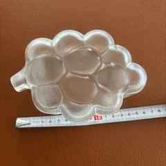 レトロ　ガラス製　お菓子入れ　小物入れの画像
