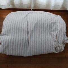 高級羽布団　シングル　カバー付き　重め