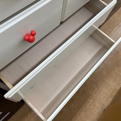 チェスト　ディズニー6段　ホワイト　税込16500円入荷致しました！の画像
