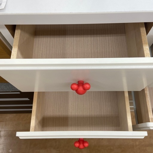 チェスト　ディズニー6段　ホワイト　税込16500円入荷致しました！